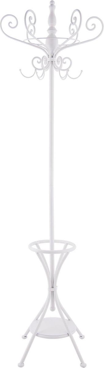 Kapstok Staand 180 cm Wit Ijzer Kapstok