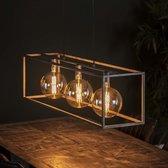 LifestyleFurn Hanglamp 'Lora' Oud zilver, 3-lamps
