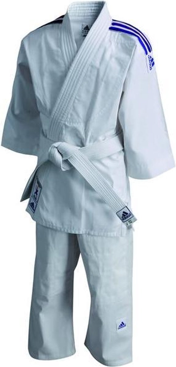 Judopak Adidas voor kinderen | meegroeipak J200 | wit (Maat: 100 - 110) - adidas