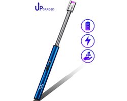 Superlit Plasma Aansteker - Aanstekers - Lange Aansteker Elektrisch - USB Lighter (The Flex Blauw)