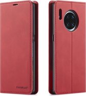 Voor Huawei Mate 30 Pro Forwenw Dream Series Oil Edge Strong Magnetism Horizontal Flip Leather Case with Holder & Card Slots & Wallet & Photo Frame (Red)