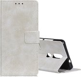 Retro Crazy Horse Texture Horizontale Flip Leather Case voor Nokia 4.2, met houder & kaartsleuven & fotolijst (wit)
