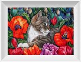 Artstudioclub®  Diamond painting volwassenen volledige bedekking 25x30cm Kat