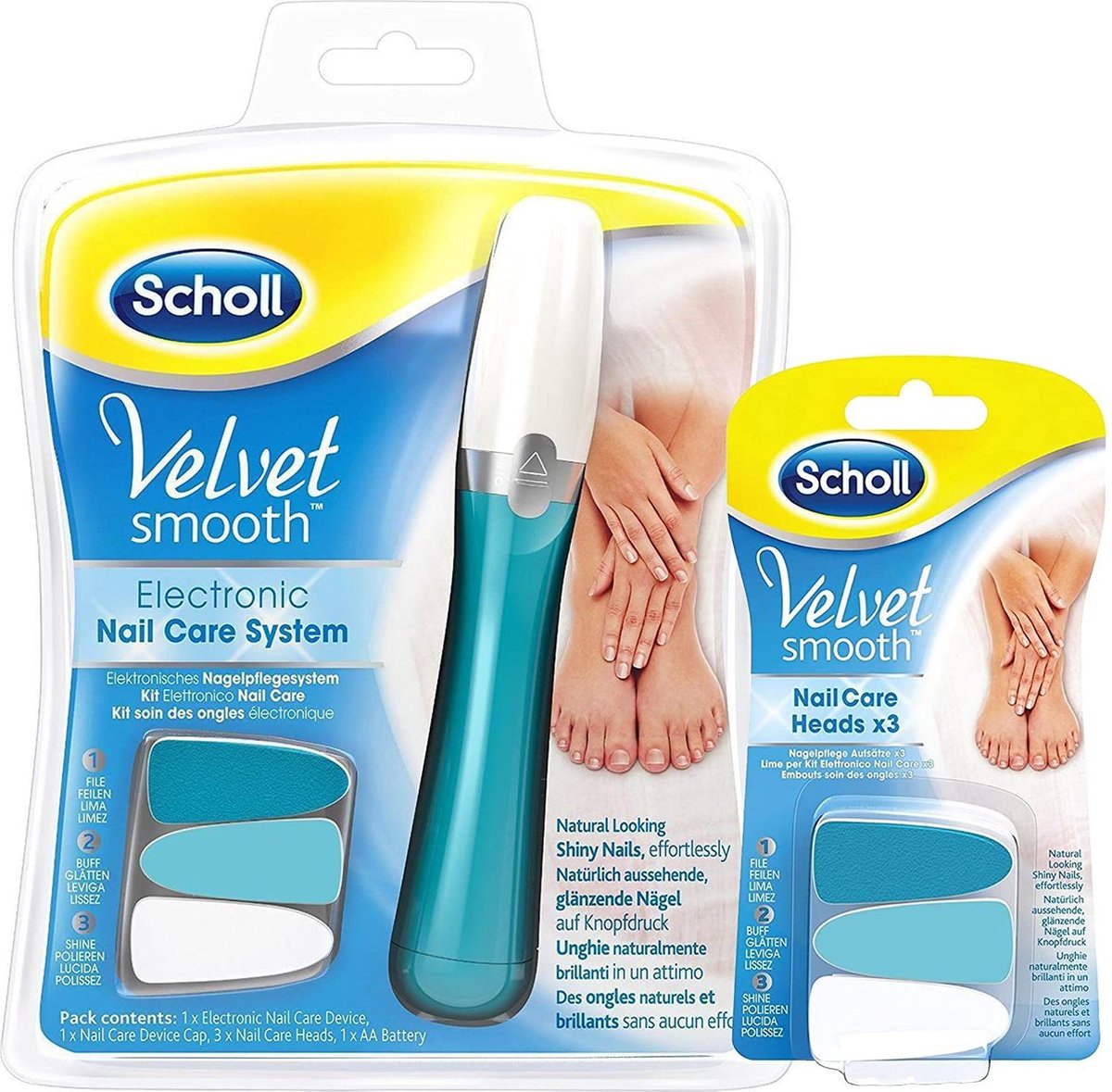 Elektrisch nagelvijl - Scholl – Scholl Velvet Smooth - Nagelverzorging – Nagelbehandeling.