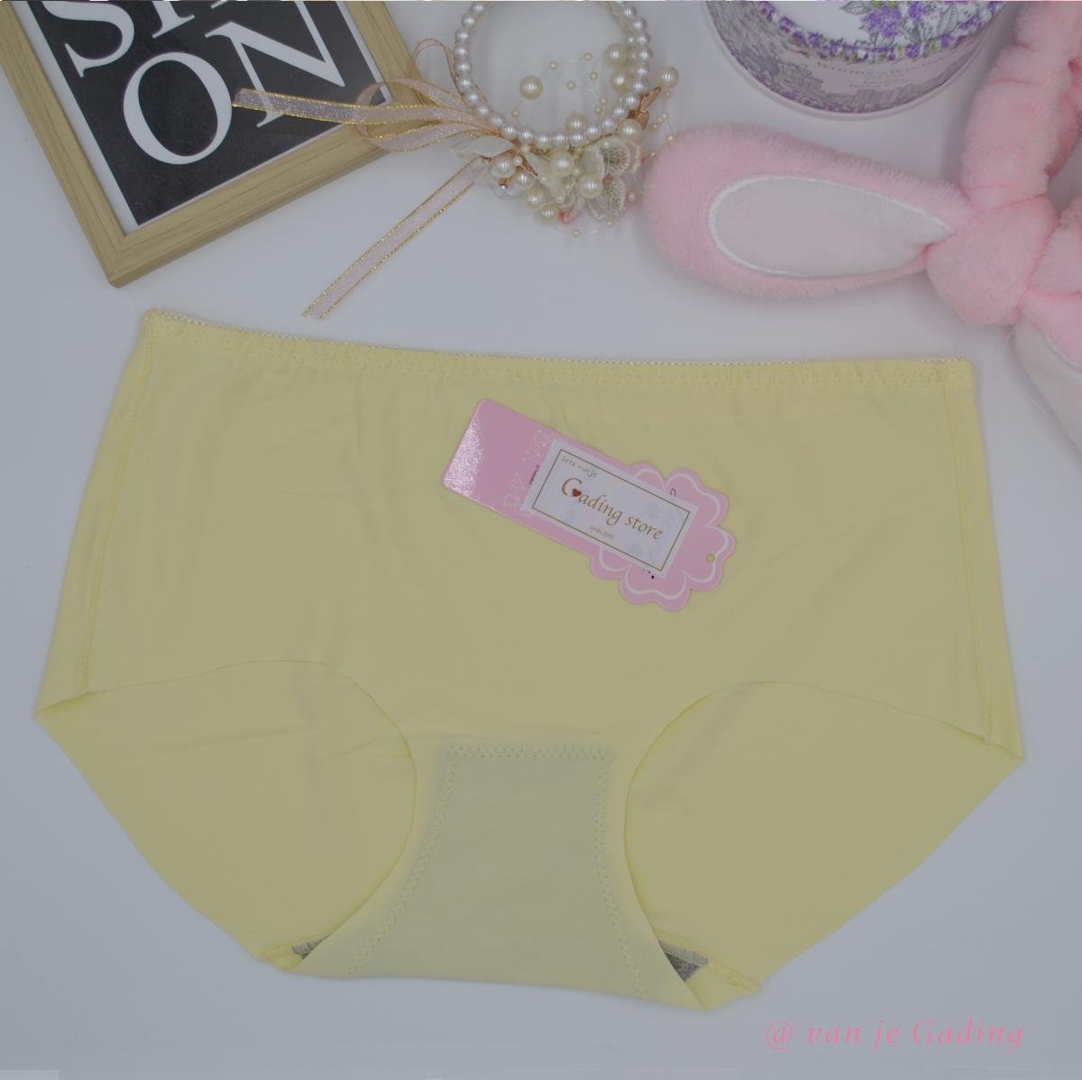 Gading® zomer ondergoed dames onderbroeken slip-geel 4 pack-S