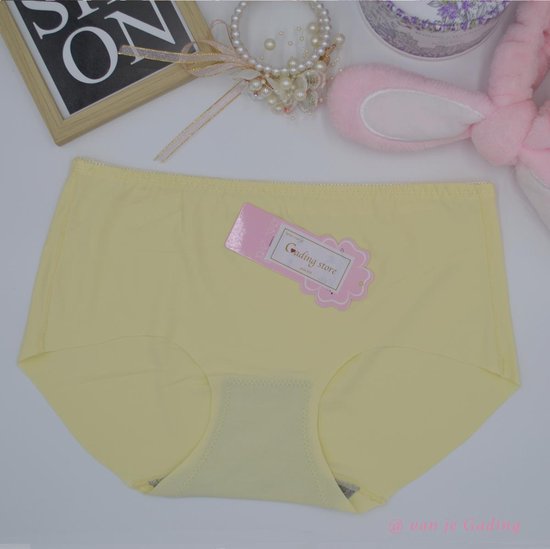 Gading Underwear Slip Femme Summer Slip-Jaune-S / M