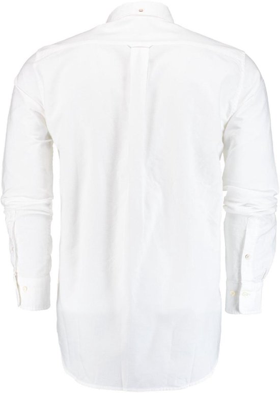 Gant - Casual Overhemd Oxford Wit - XL - Heren - Regular-fit