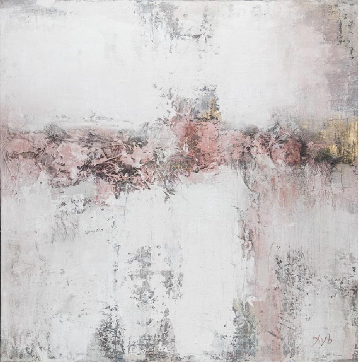 Olie op canvas - Abstract - 120 cm hoog