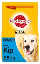 Pedigree Senior 8plus Complete - Hondenvoer - 2 x Kip Rijst 2.5 kg