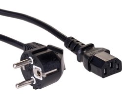Akyga AK-PC-01C - Stroomkabel - 1.5m - IEC C13 - CEE 7/7