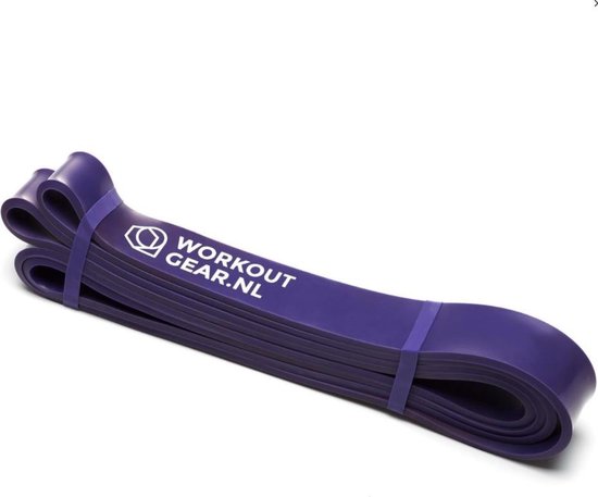 Workout Gear - Weerstandsband - Fitness Elastiek - Paars - 10-35kg | bol.com