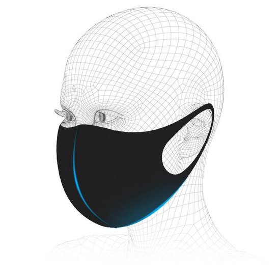 Fashion Mask® Mondkapje – Niet Medisch – Wasbaar - Herbruikbaar – Mondmasker –  5 stuks – Universeel – Zwart – Gezichtsmasker - Fashion Mask