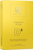 Perfect Health | Vitamine D3 Support | Hoog gedoseerd | Maandverpakking | 30 stuks | Goed voor botten, spieren en weerstand
