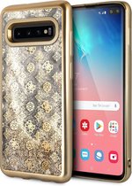 Samsung Galaxy S10+ Backcase hoesje - Guess - Effen Goud - TPU