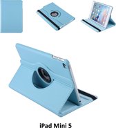 Apple iPad Mini 5 Blauw 360 graden draaibare hoesje - Book Case Tablethoes