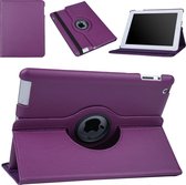 Apple iPad 2-3-4 Paars 360 graden draaibare hoes - Book Case Tablethoes