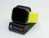 iWatchClub - Geel Siliconen Sportbandje - Geschikt voor Apple Watch Series 1/2/3/4/5/6/SE - 42/44MM - Medium/Large
