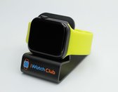 iWatchClub - Geel Siliconen Sportbandje - Geschikt voor Apple Watch Series 1/2/3/4/5/6/SE - 42/44MM - Small/Medium