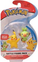 Pokemon: Battle Figure Pack - Grookey vs. Pikachu