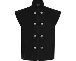 Banned - Heathcliff Waistcoat - 2XL - Zwart