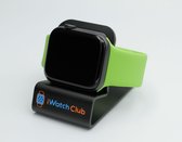 iWatchClub - Groen Siliconen Sportbandje - Geschikt voor Apple Watch Series 1/2/3/4/5/6/SE - 42/44MM - Small/Medium