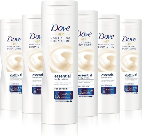 Dove Essential Bodylotion NutriDuo Formula for Dry Skin 6 x 250ml