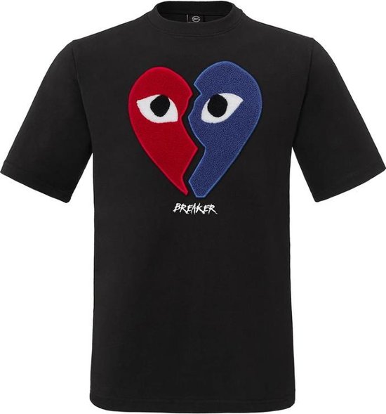 Rivero Fashion Heartbreaker T-Shirt Colorblock Black | bol.com