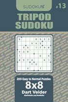 Tripod Sudoku - 200 Easy to Normal Puzzles 8x8 (Volume 13)