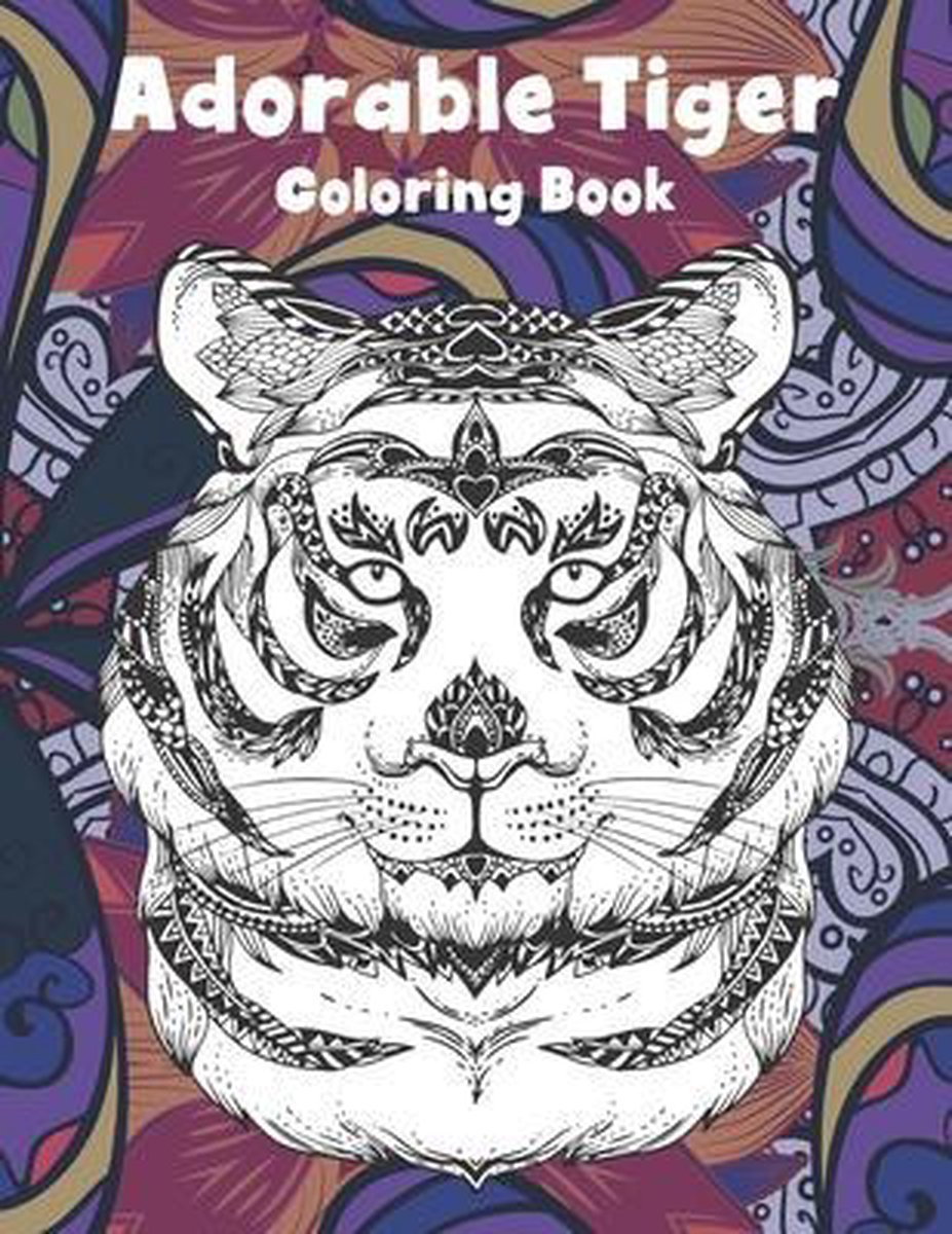 Adorable Tiger - Coloring Book - Jayda Grimes