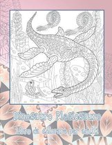 Dinosauro Plesiosauro - Libro da colorare per adulti