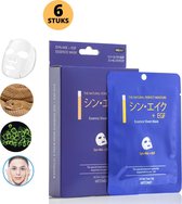 MITOMO Premium Syn Ake & EGF Gezichtsmasker - Vermindert Stress,Rimpels,Acne,Puistjes en Huidveroudering - Gezichtsverzorging Masker - Face Mask Beauty - 6-Pack