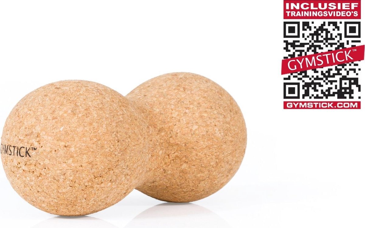 Goedkoopste Gymstick Active Fascia Doubleball Kurk - Met Online Trainingsvideo's