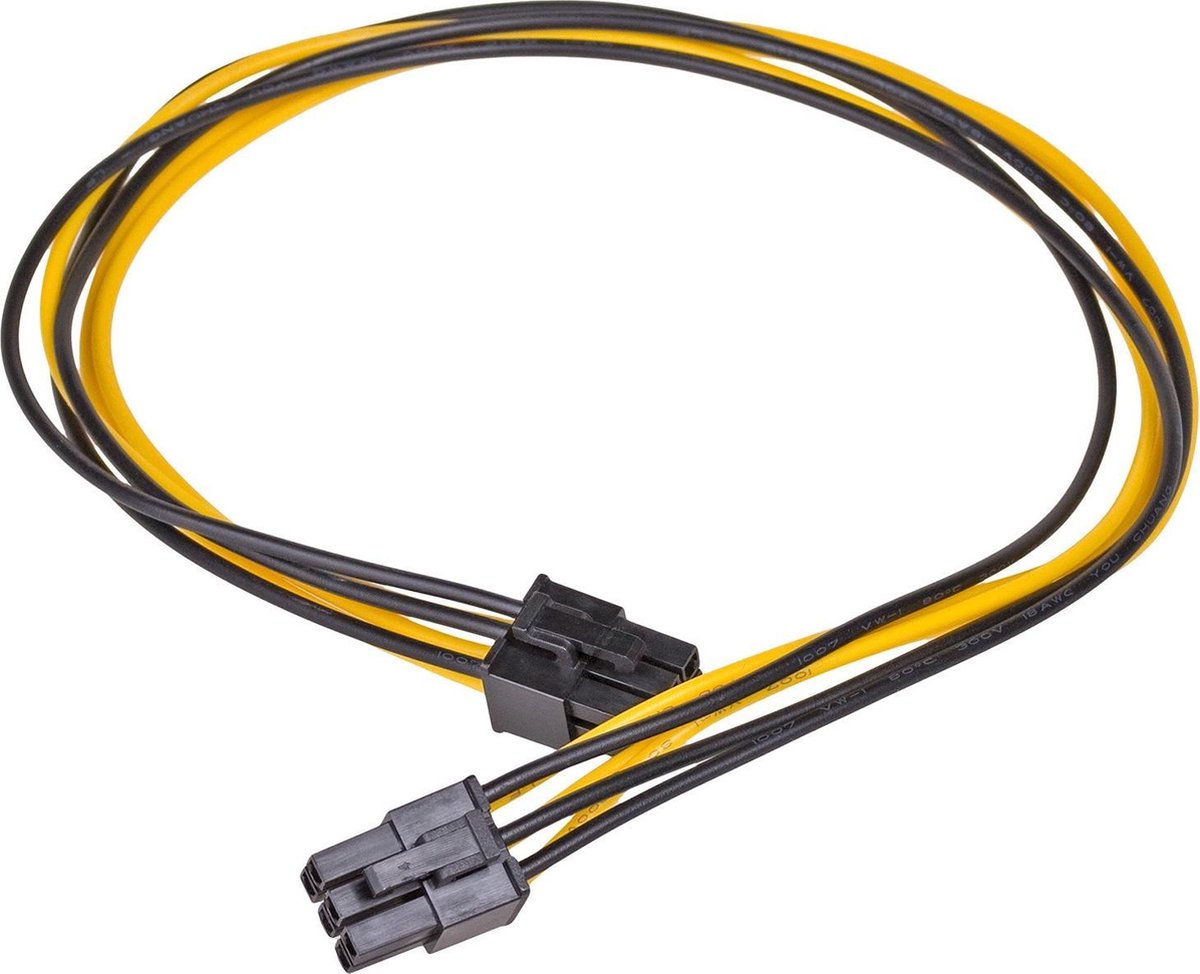 Akyga Power Verlengkabel Ak-Ca-49 Pci Express 6-Pins 0,4M Voor Pc