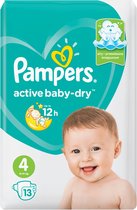 Pampers Active Baby dry Maat 4 -13 Luiers