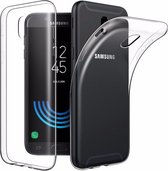 Samsung Galaxy J7 2016 smartphone hoesje tpu siliconen case transparant