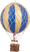 Authentic Models - Luchtballon Floating The Skies - Luchtballon decoratie - Kinderkamer decoratie - Dubbel Blauw - Ø 8,5cm