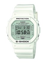 Casio - DW-5600MW-7ER - G-Shock - horloge - Unisex - Wit - Kunststof Ø 34x38 mm