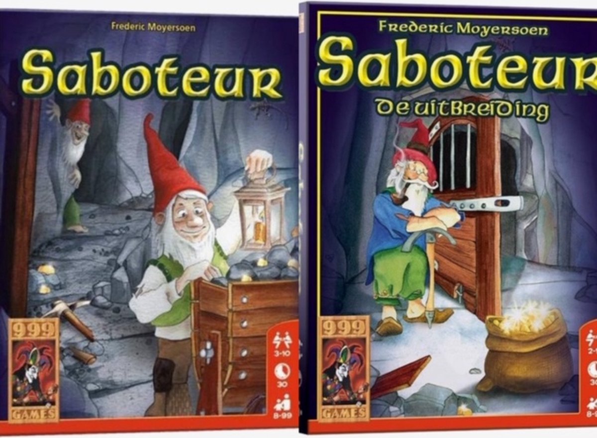 Saboteur + Saboteur De Uitbreiding - 999 Games | Games | bol.com