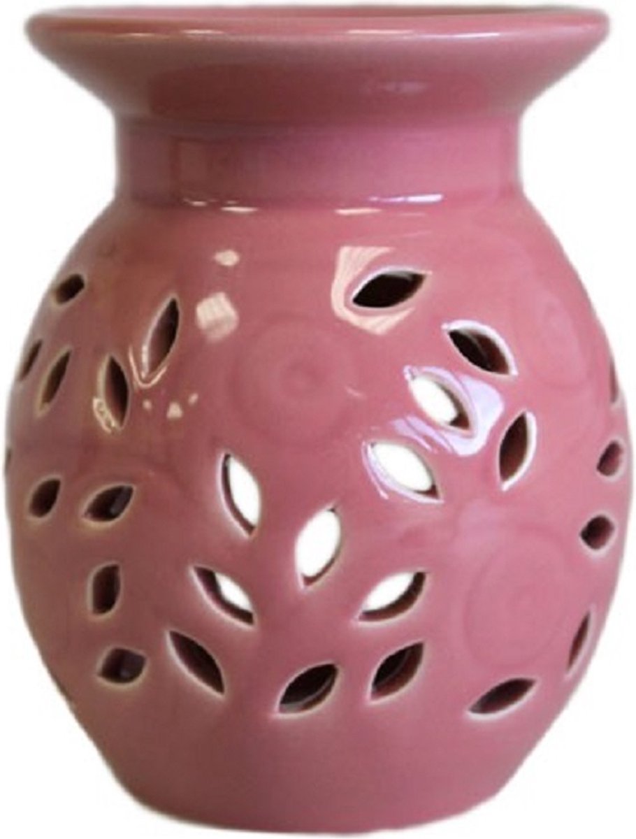 Aroma Diffuser - Roze bloemen motief - 10cm