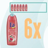 FA - Paradise Moments - Woman - Douchegel  - Showergel - 6x250 ml - Voordeelverpakking - Voordeelpakket - FA Pakket -