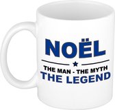 Noel The man, The myth the legend cadeau koffie mok / thee beker 300 ml