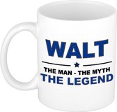 Walt The man, The myth the legend cadeau koffie mok / thee beker 300 ml