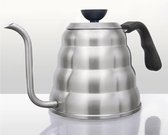 Roestvrijstalen koffiepot met thermometer