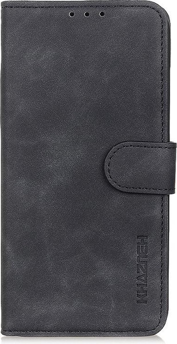 Retro zwart agenda case hoesje Sony Xperia L4