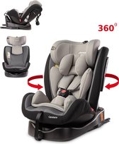 MOKKI draaibare autostoel ISOFIX Groep 0/1/2/3 tot 12 jaar GRAFIET | bol.com