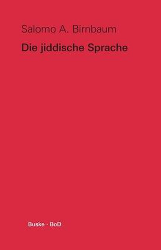 Die jiddische Sprache