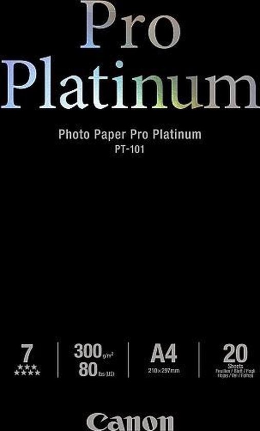 Canon PT-101 Pro Platinum - Fotopapier