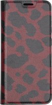 Design Softcase Booktype Samsung Galaxy S20 Plus hoesje - Panter Rood