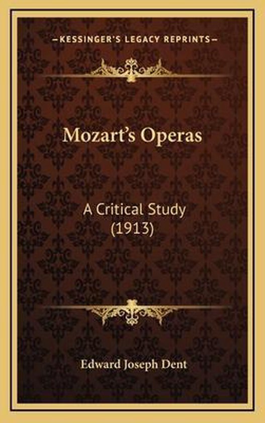 Mozart's Operas - cover