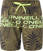 O'Neill Zwembroek Stacked - Green Aop W/ Yellow - Xl